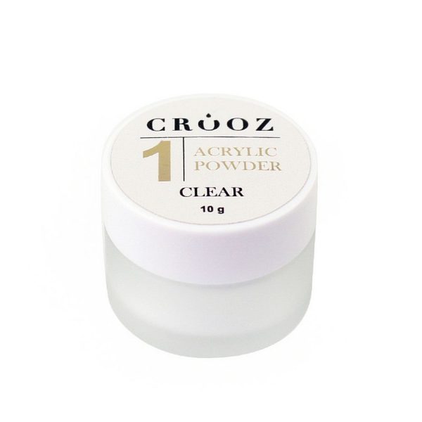 Crooz Акрилова пудра Acrylic Powder 1 Clear 00000029287 фото