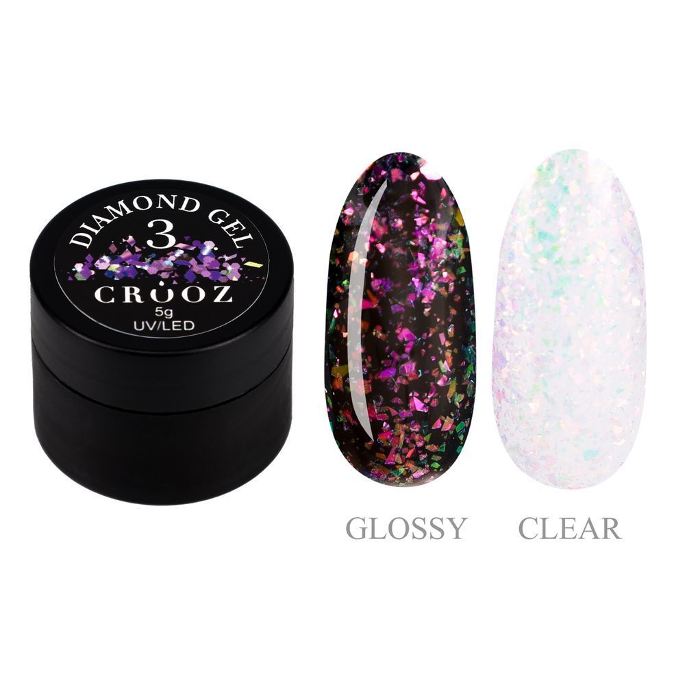 Crooz Гель для дизайну Diamond gel 3 00000027533 фото