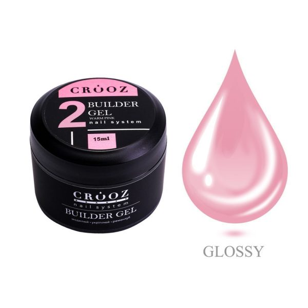 Crooz Гель для нарощування Builder Gel 2 WARM PINK 00000024249 фото