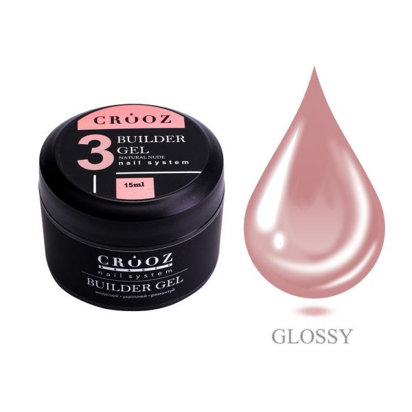 Crooz Гель для нарощування Builder Gel 3 NATURAL 00000024250 фото