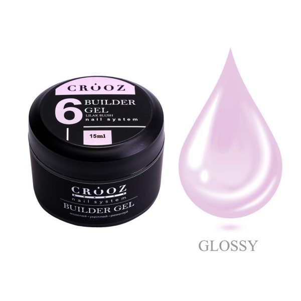 Crooz Гель для нарощування Builder Gel 6 LILAK BLUSH 00000024253 фото