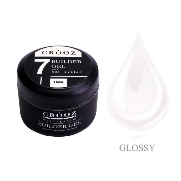 Crooz Гель для нарощування Builder Gel 7 MILK 00000024254 фото