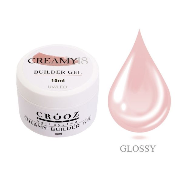 Crooz Гель для нарощування Creamy Builder gel 18 00000032668 фото