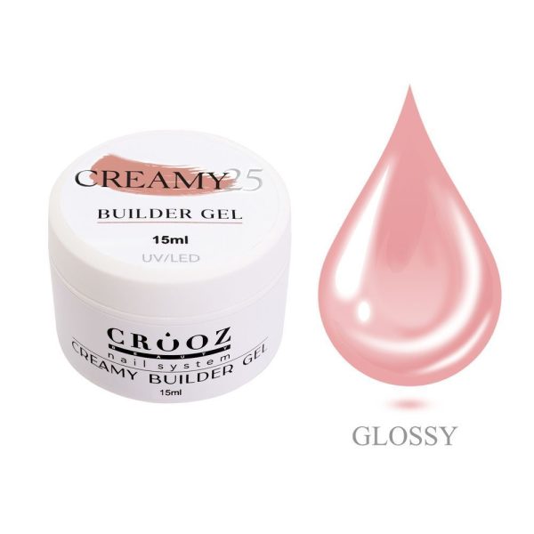 Crooz Гель для нарощування Creamy Builder gel 25 00000032675 фото