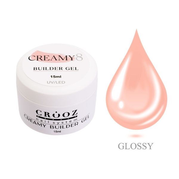 Crooz Гель для нарощування Creamy Builder gel 8 00000029610 фото