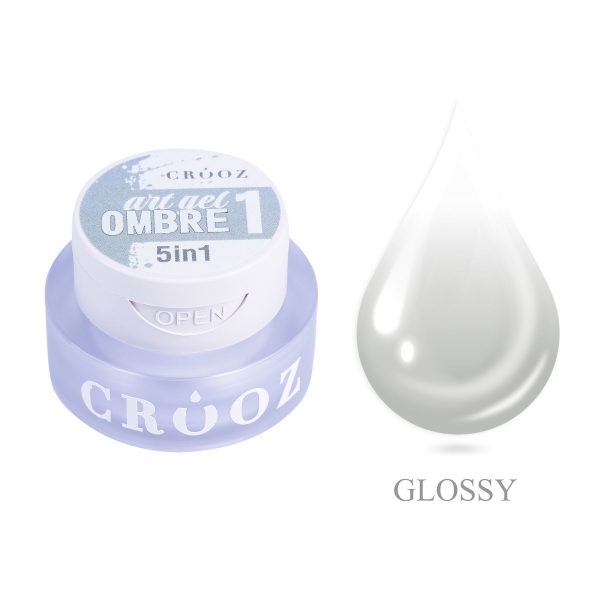 Crooz Гель фарба 5 в 1 Art gel ombre № 01