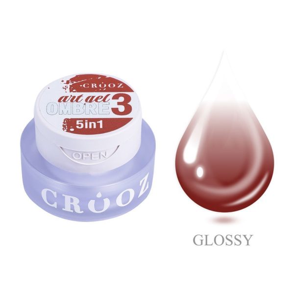 Crooz Гель фарба 5 в 1 Art gel ombre № 03 00000034326 фото