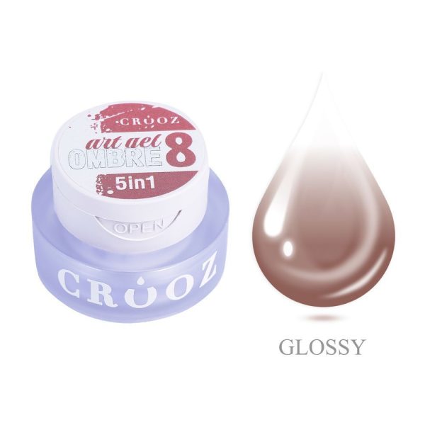 Crooz Гель фарба 5 в 1 Art gel ombre № 08 00000034331 фото