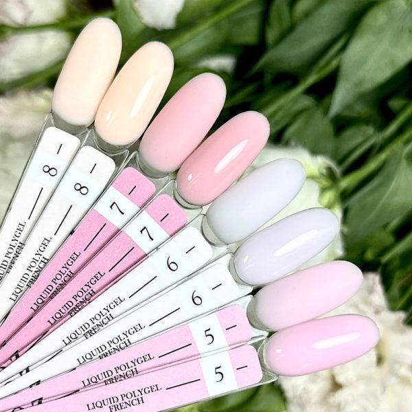 Crooz Рідкий полігель FRENCH Liquid Polygel 8, 15 ml 00000029467 фото