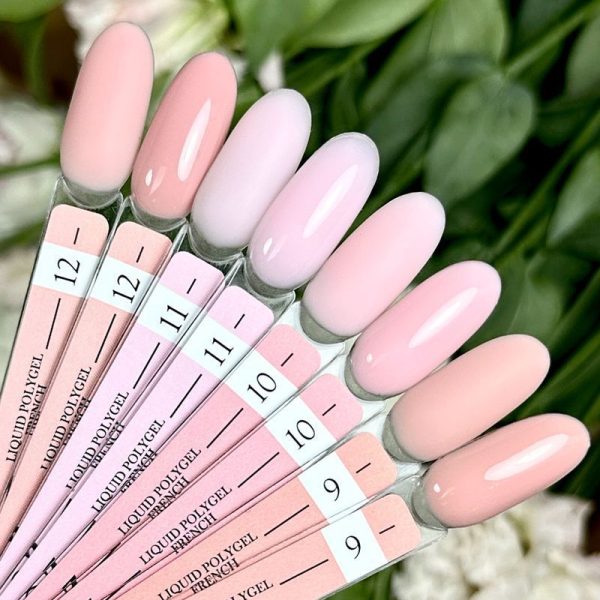 Crooz Рідкий полігель FRENCH Liquid Polygel 9, 15 ml 00000029468 фото