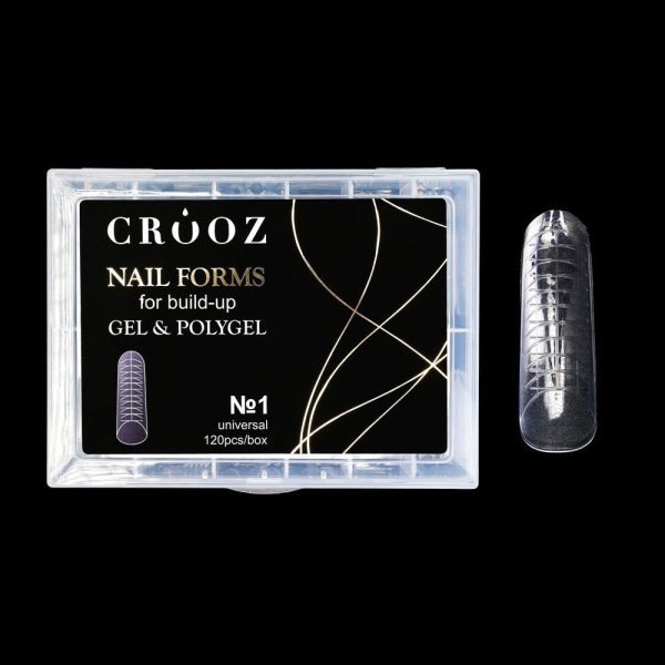 Crooz Верхні форми №01 Universal (Салонний квадрат (овал)) (120шт) 00000034424 фото