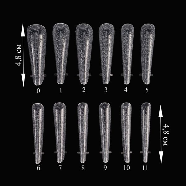 Crooz Верхні форми Nail Forms Snake for design 4 Балерина 00000029526 фото