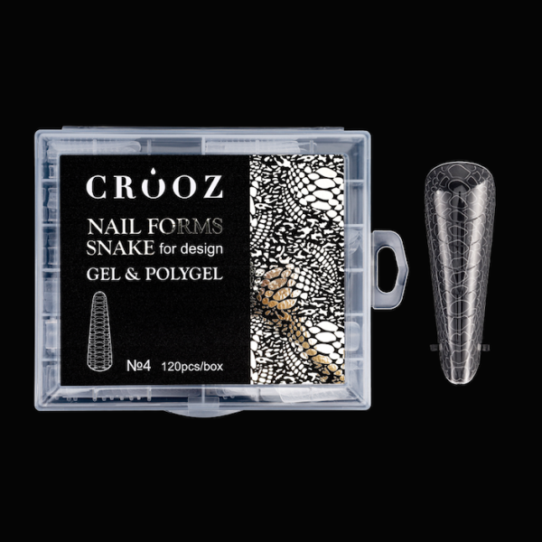 Crooz Верхні форми Nail Forms Snake for design 4 Балерина 00000029526 фото
