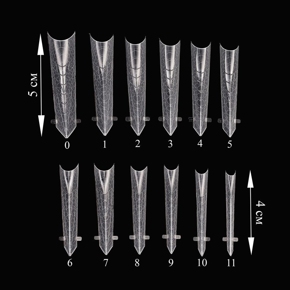 Crooz Верхні форми Nail Forms Snake for design 6 Edge 00000029530 фото