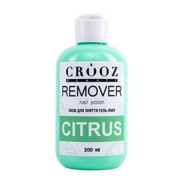 Crooz Засіб для зняття гель-лаку Remover nail polish Citrus 00000033558 фото