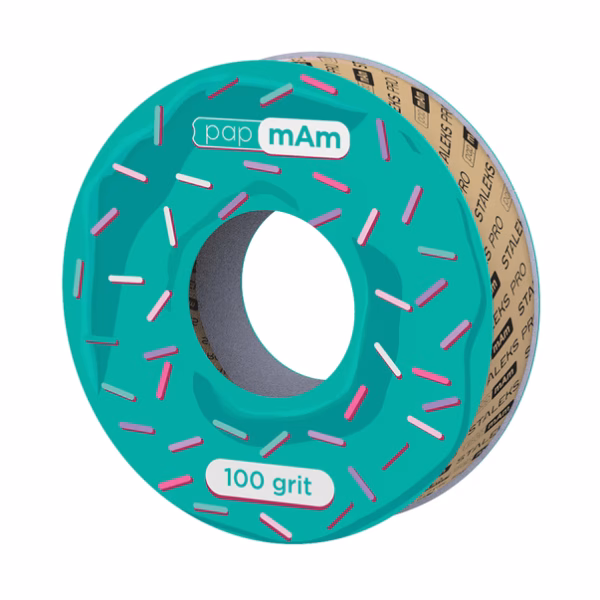 Запасний блок papAm 100 грит, Staleks Pro Expert , Пончик