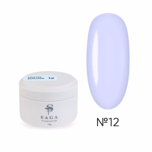 Гель для нарощування SAGA Builder Gel Pastel № 12 , 15 мл