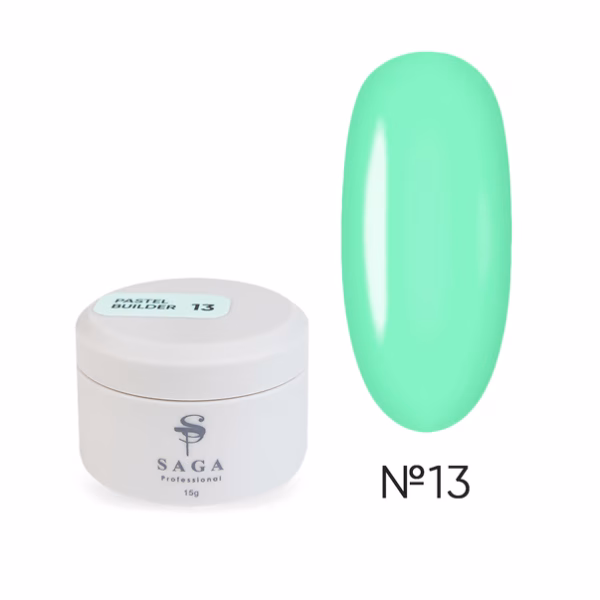Гель для нарощування SAGA Builder Gel Pastel № 13 , 15 мл
