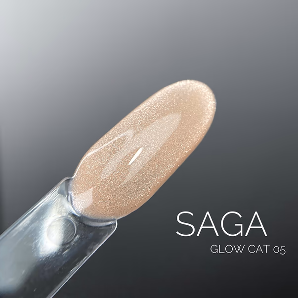 Гель лак Saga котяче око Glow Cat №5 — изображение 2
