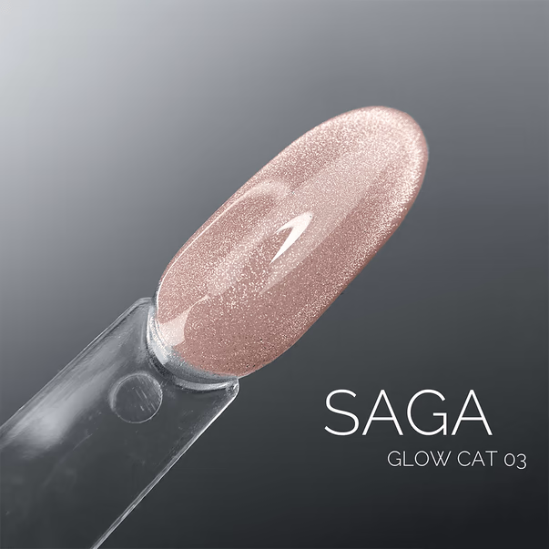 Гель лак Saga котяче око Glow Cat №3 — изображение 2