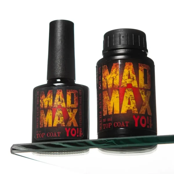 Суперстійкий топ без липкого шару Yo! Nails Mad Max без фільтра