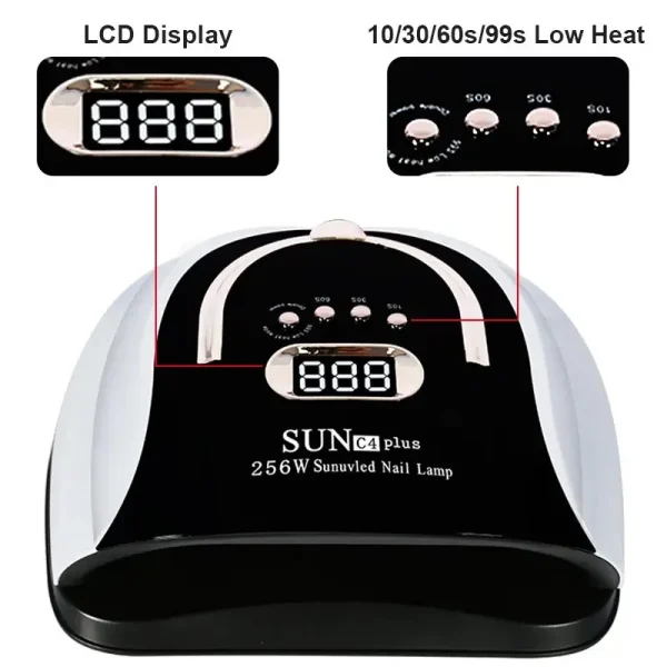 Лампа UV/LED SUN C4 Plus для сушіння , 256 Вт.
