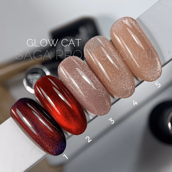Гель лак Saga котяче око Glow Cat №3 — изображение 3