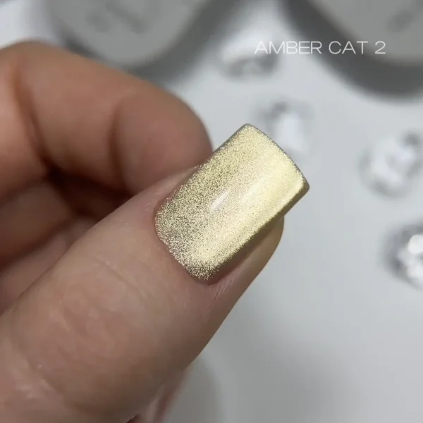 Гель лак Saga котяче око Amber Cat №2