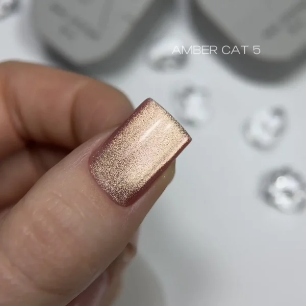 Гель лак Saga котяче око Amber Cat №5