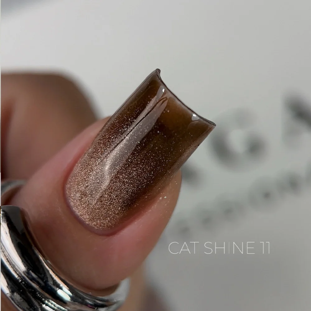 Гель лак Saga котяче око Shine Cat № 11 — изображение 2