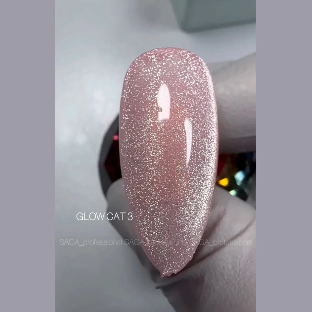 Гель лак Saga котяче око Glow Cat №3