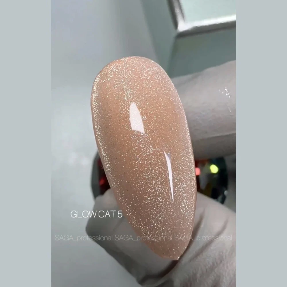 Гель лак Saga котяче око Glow Cat №5