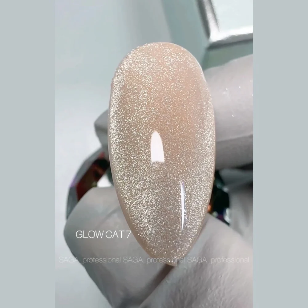 Гель лак Saga котяче око Glow Cat №7