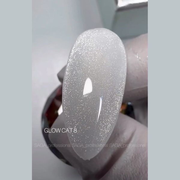Гель лак Saga котяче око Glow Cat №8