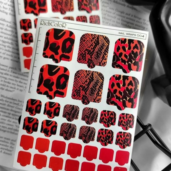 Плівка для педикюру RichСolor , Nail Wraps 004