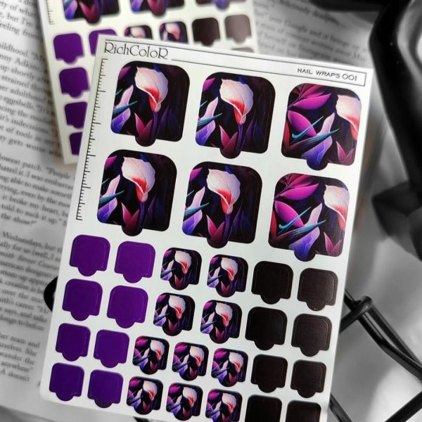 Плівка для педикюру RichСolor , Nail Wraps 001