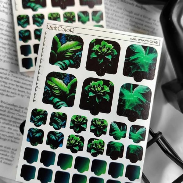 Плівка для педикюру RichСolor , Nail Wraps 006