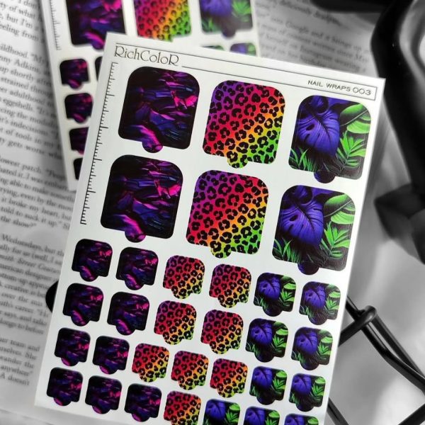 Плівка для педикюру RichСolor , Nail Wraps 003