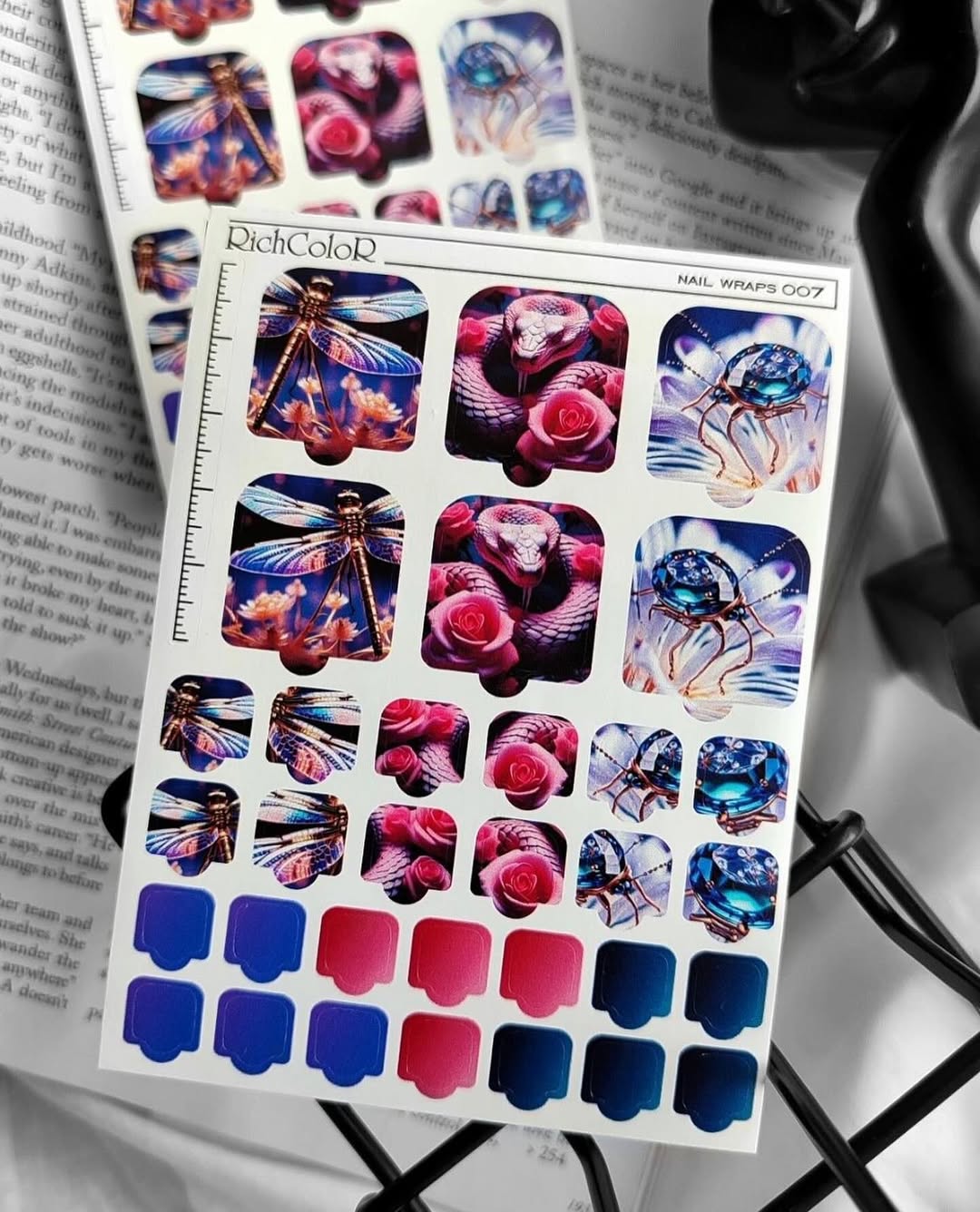 Плівка для педикюру RichСolor , Nail Wraps 007