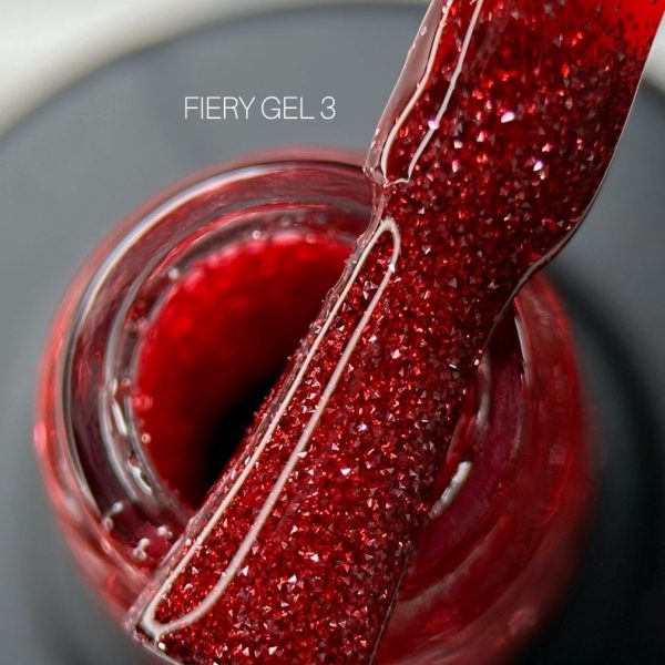 Saga Professional Світловідбивний гель лак Fiery gel №03