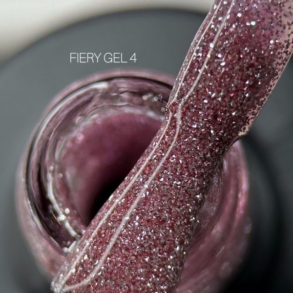 Saga Professional Світловідбивний гель лак Fiery gel №04