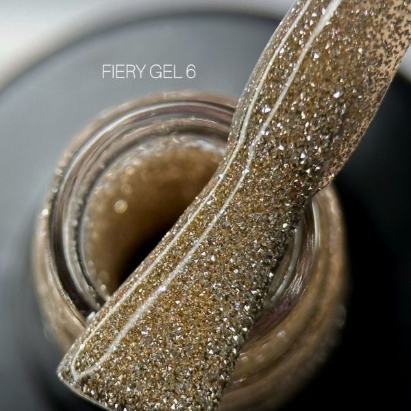 Saga Professional Світловідбивний гель лак Fiery gel №06