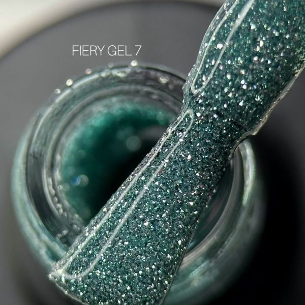 Saga Professional Світловідбивний гель лак Fiery gel №07