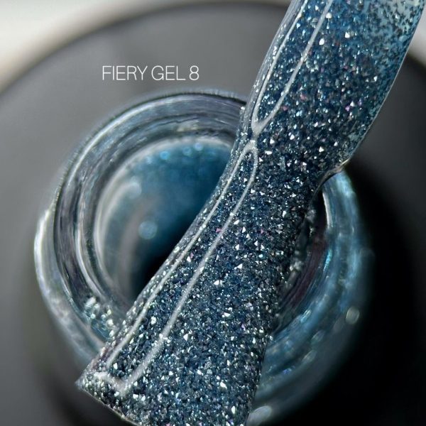 Saga Professional Світловідбивний гель лак Fiery gel №08