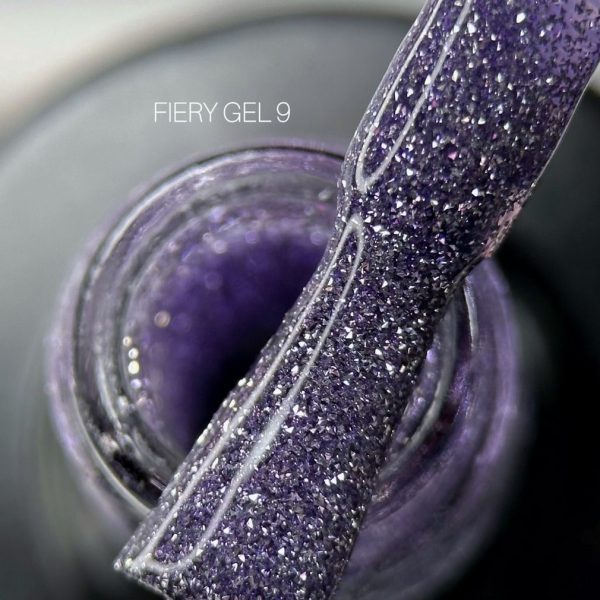 Saga Professional Світловідбивний гель лак Fiery gel №09