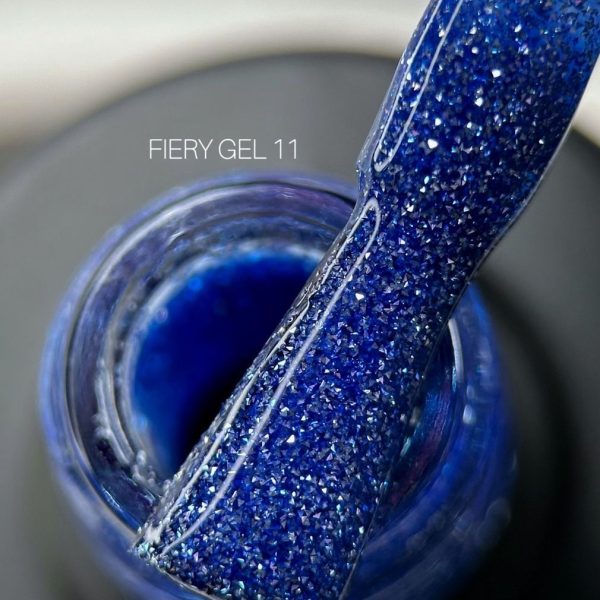 Saga Professional Світловідбивний гель лак Fiery gel №11
