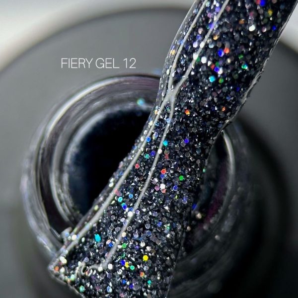 Saga Professional Світловідбивний гель лак Fiery gel №12