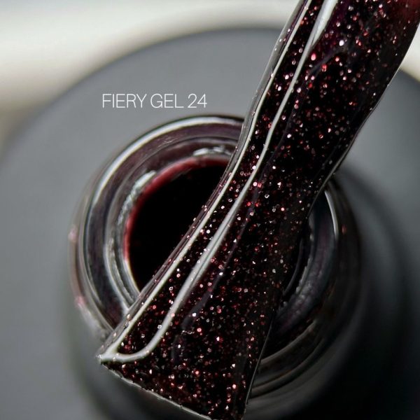 Saga Professional Світловідбивний гель лак Fiery gel №24