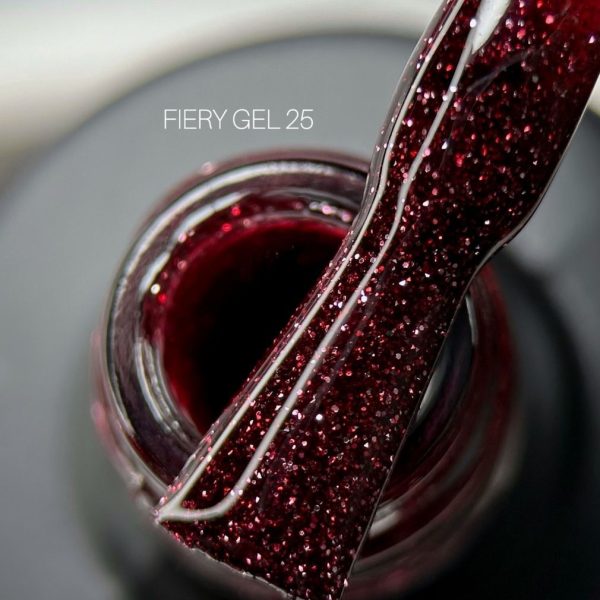 Saga Professional Світловідбивний гель лак Fiery gel №25