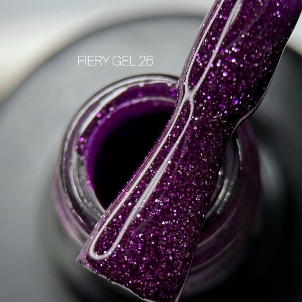 Saga Professional Світловідбивний гель лак Fiery gel №26